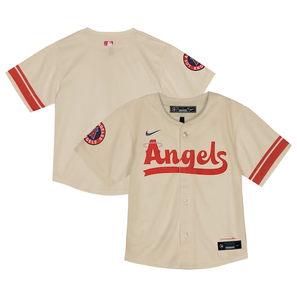Los Angeles Angels Nike Toddler City Connect Team Limited Jersey - Natural
