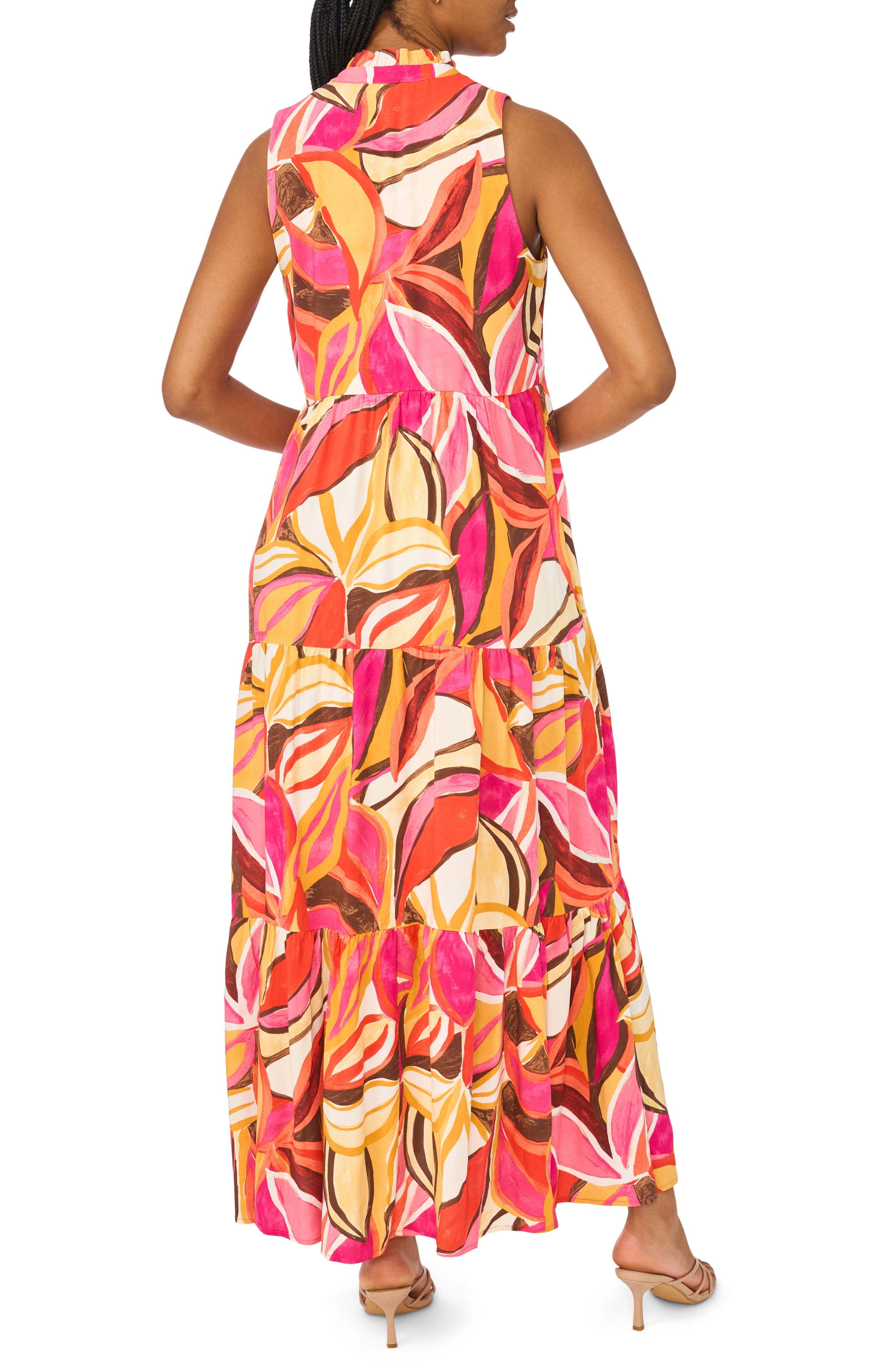 Halogen® Sleeveless Tiered Maxi Dress