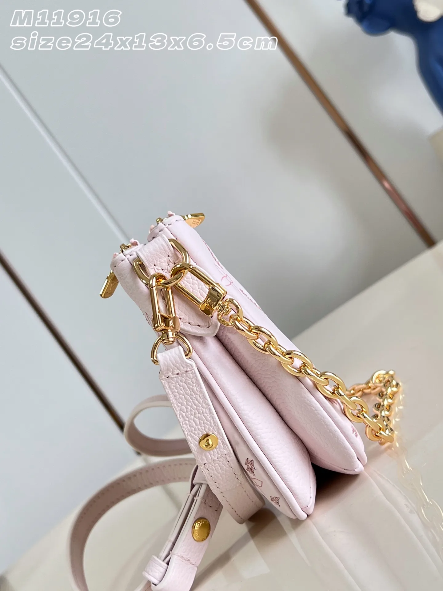 Louis Vuitton Pink Pochette Calfskin Shoulder Bag product photo from LabelPicks