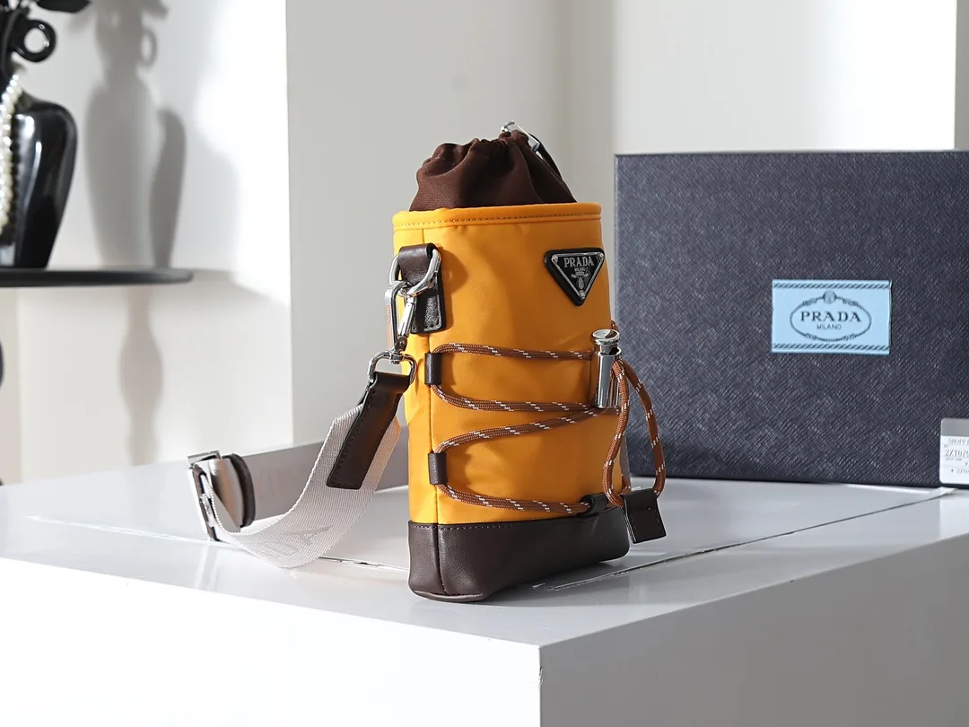 Prada Woven Leather Bucket Bag product photo from LabelPicks