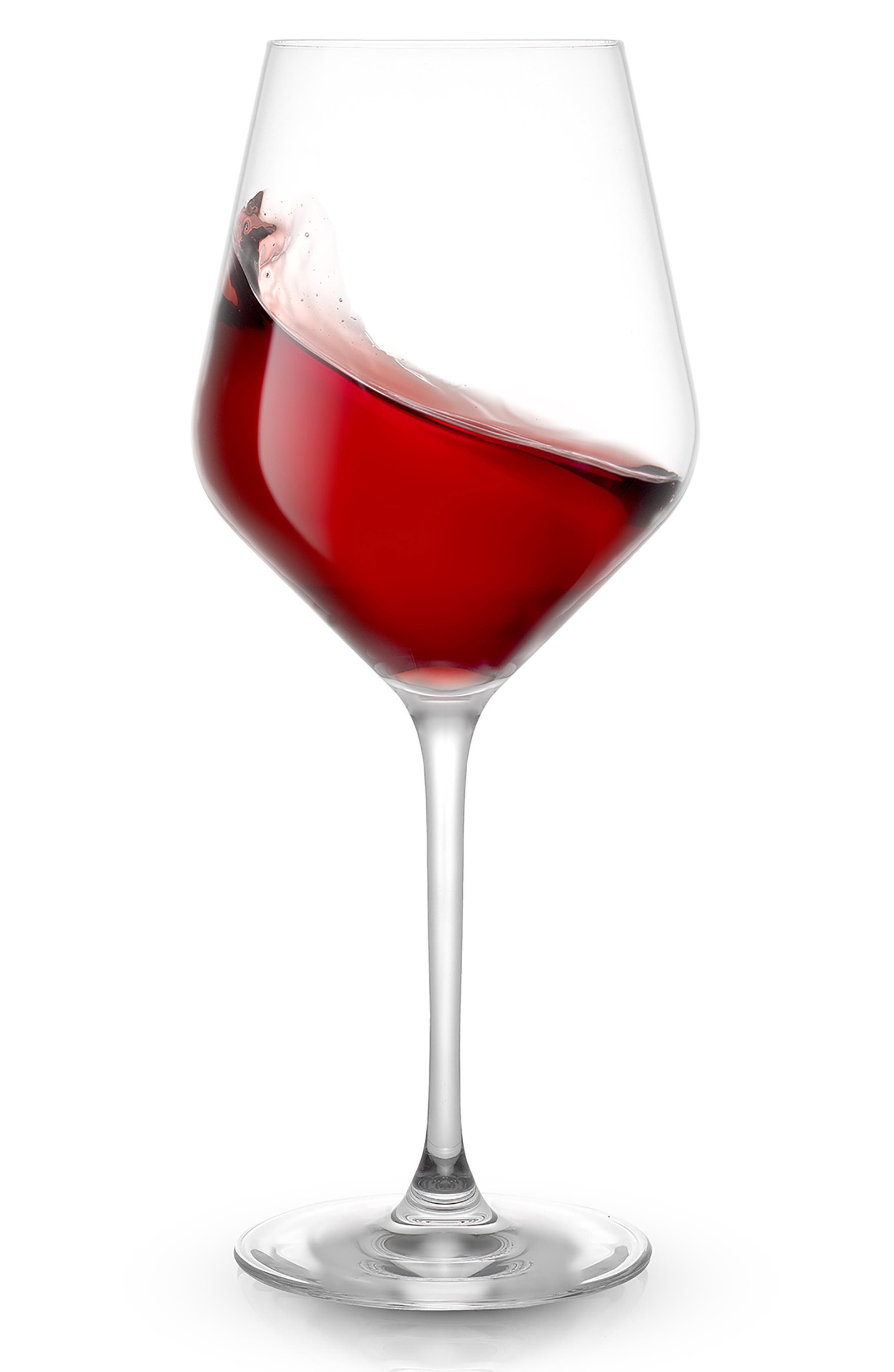 JoyJolt Layla Crystal Red Wine Glasses - Set of 8