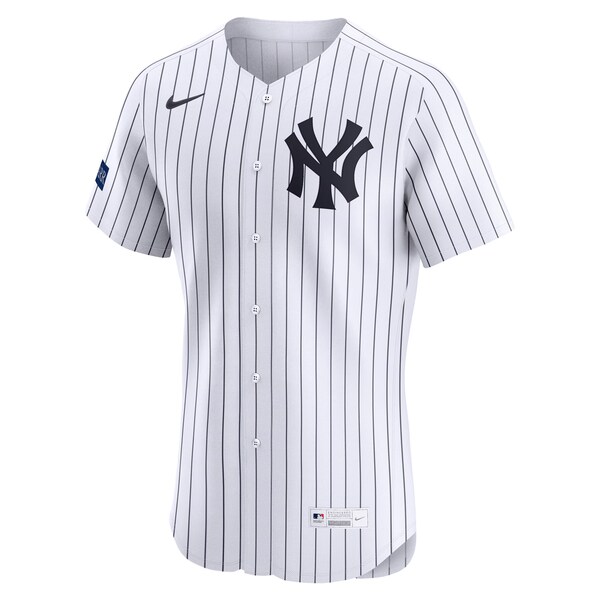 New York Yankees Nike Home Elite Sponsor Patch Pick-A-Player Retired Roster Jersey - White
