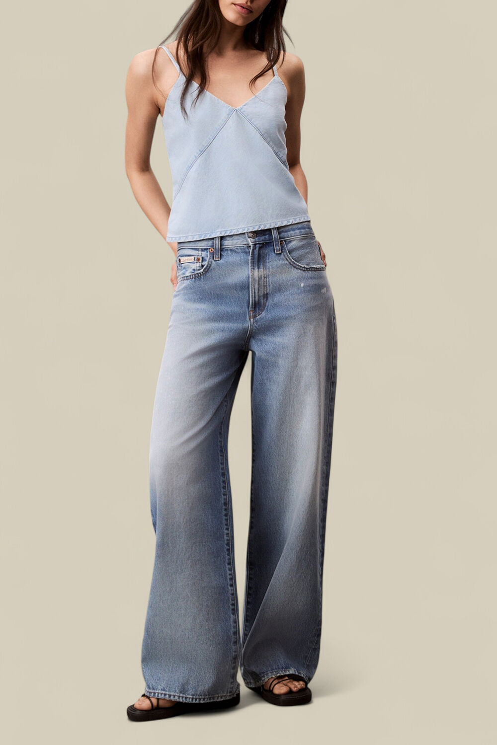 CALVIN KLEIN גופיית ג'ינס