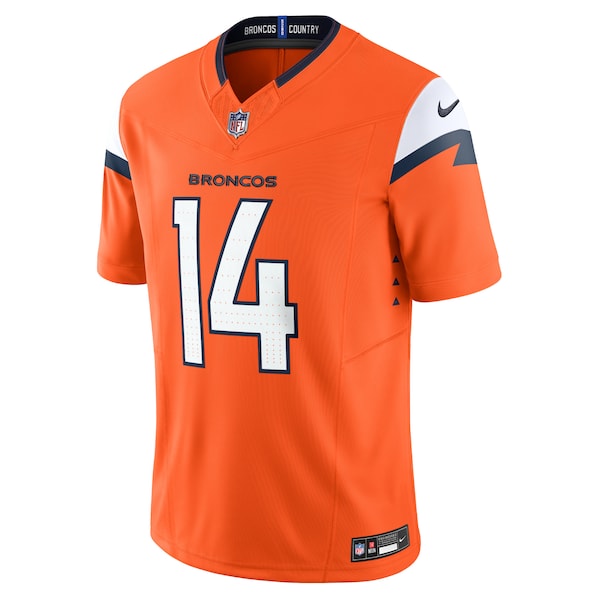 Courtland Sutton Denver Broncos Nike Vapor F.U.S.E. Limited Jersey - Orange