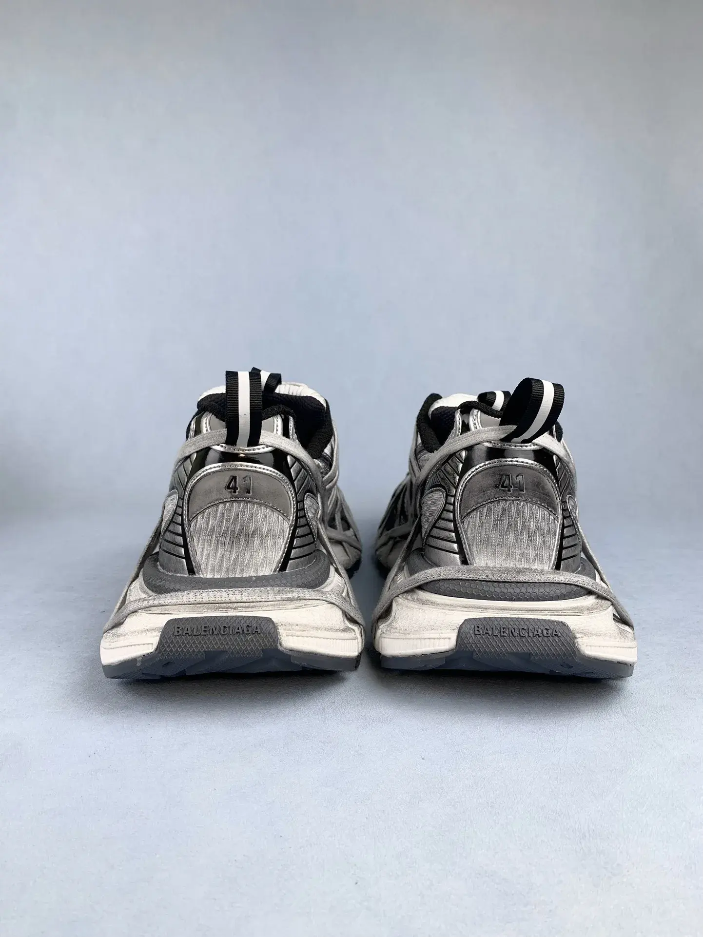 Balenciaga 3XL Sneaker in White/Red/Blue product photo from LabelPicks