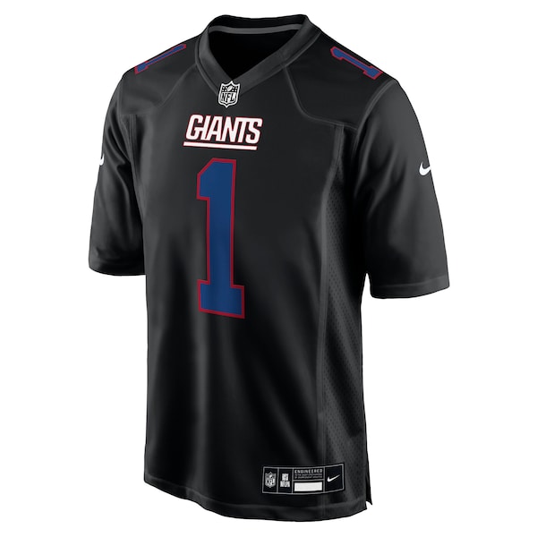 Malik Nabers New York Giants Nike Fashion Jersey - Carbon Black