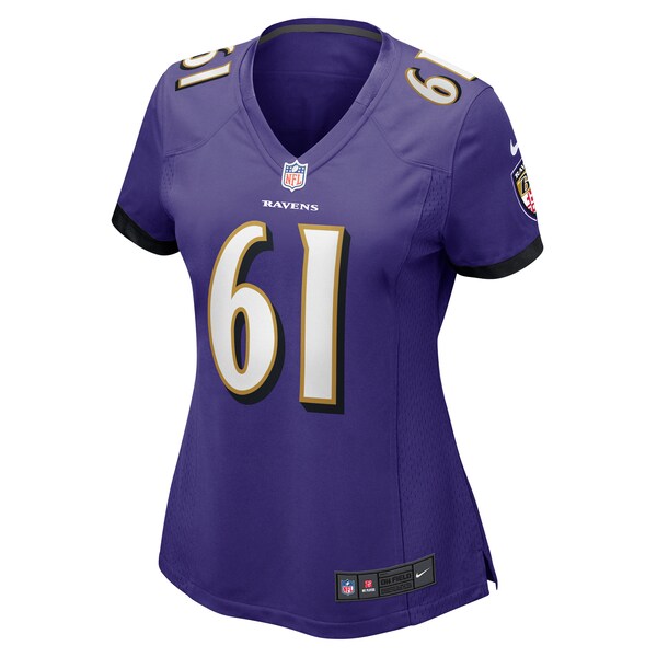 Nick Samac Baltimore Ravens Nike Women's  Game Jersey -  Purple