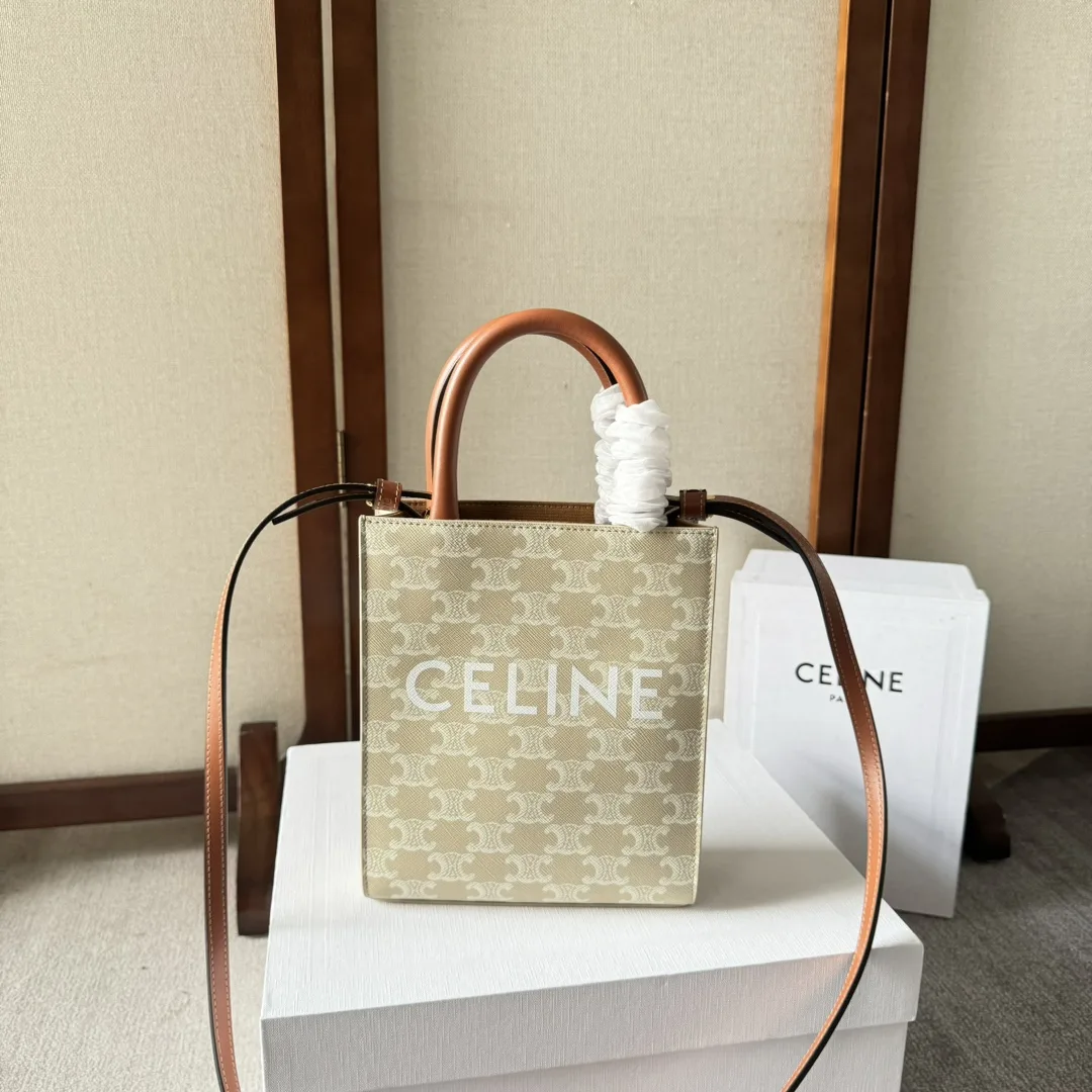 Celine Brown Triomphe Tote Bag product photo from LabelPicks