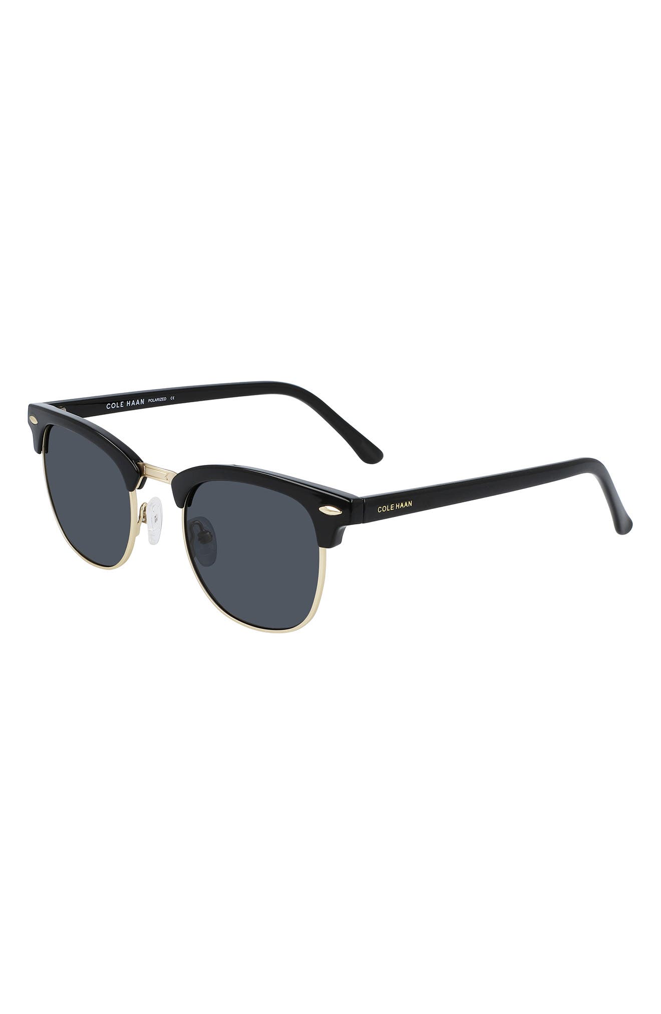 Cole Haan 49mm Polarized Tapered Round Sunglasses