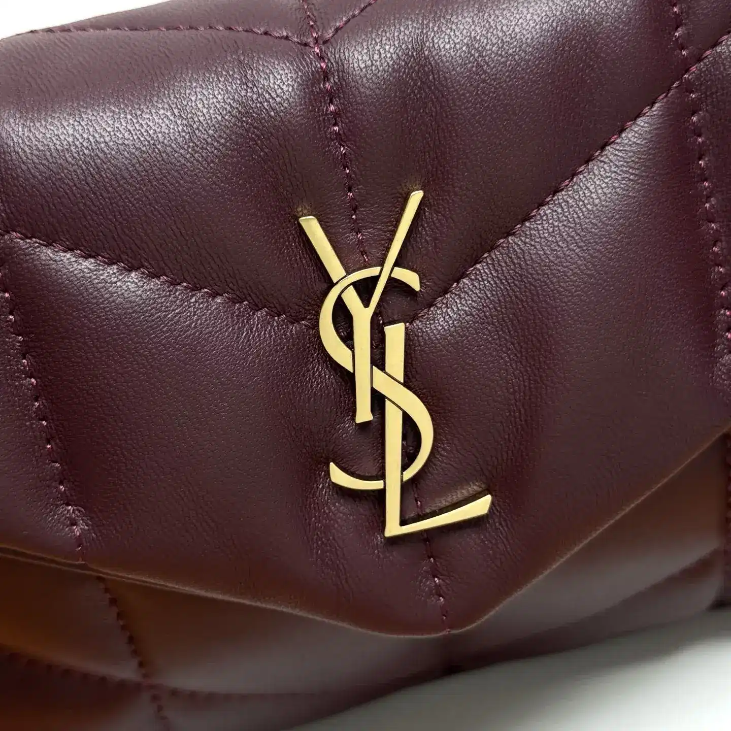 Saint Laurent Burgundy Loulou Quilted Leather Shoulder Bag product photo from LabelPicks