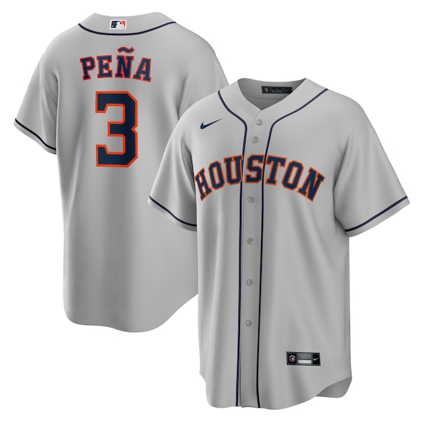 Jeremy Peña Houston Astros Nike  Replica Player Jersey - Gray/White