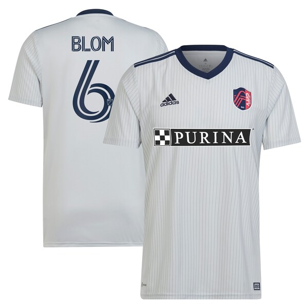 Njabulo Blom St. Louis City SC adidas 2024 The Spirit Kit Replica Jersey - Gray