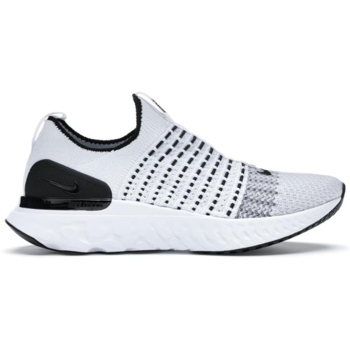 Nike React Phantom Run Flyknit 2White Black