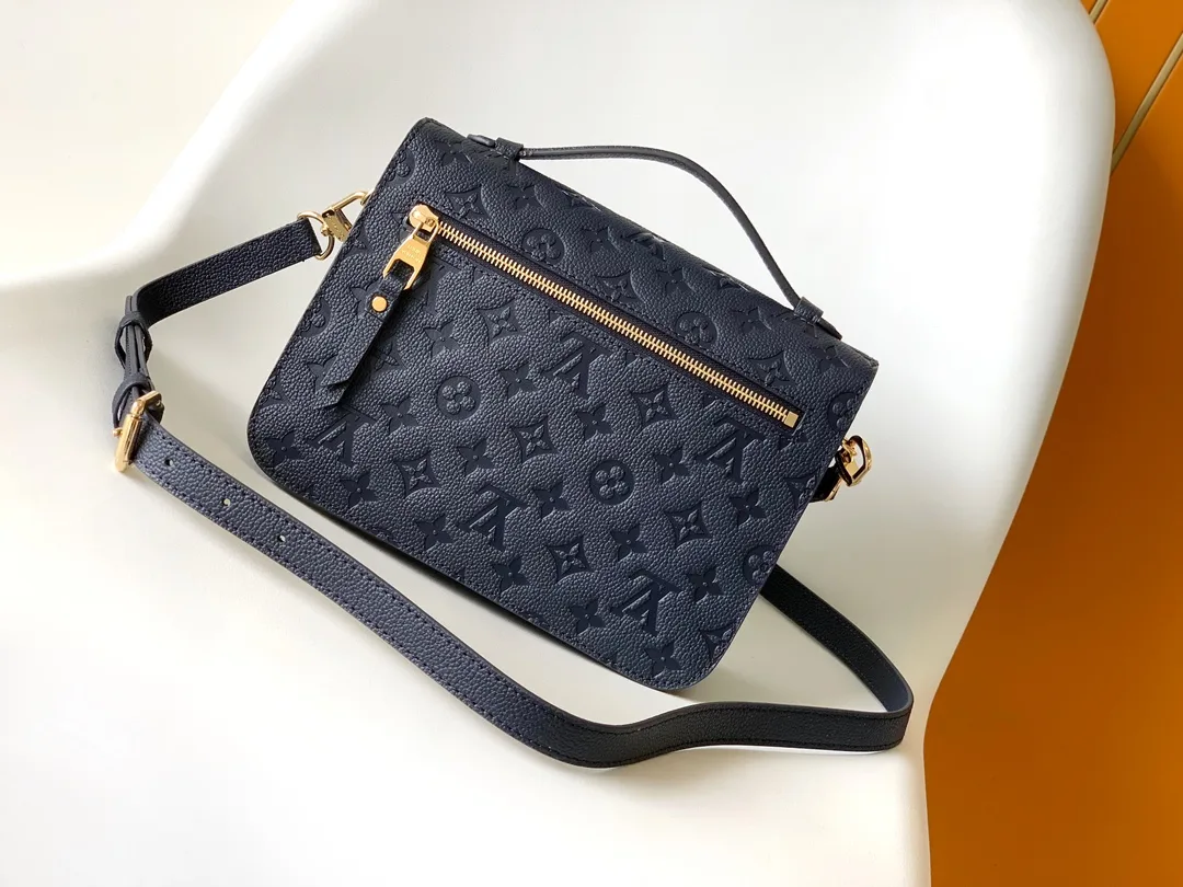 Louis Vuitton Pochette Black Grained Leather Shoulder Bag product photo from LabelPicks