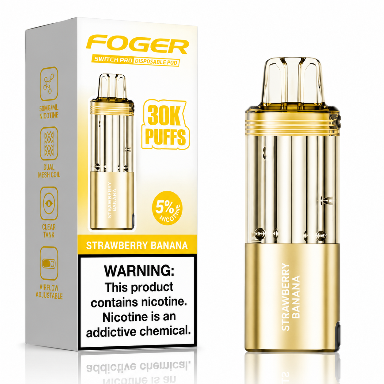 Foger Vape Refill & Pods — Fogger Switch Pro 30K Replacement Pods.