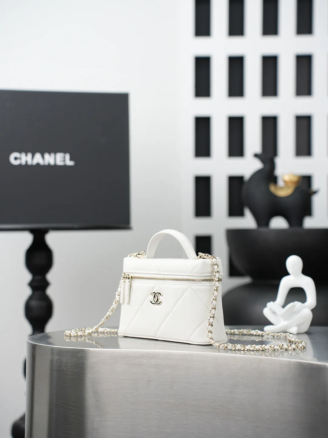 Chanel Quilted Leather Top Handle Bag product photo from LabelPicks
