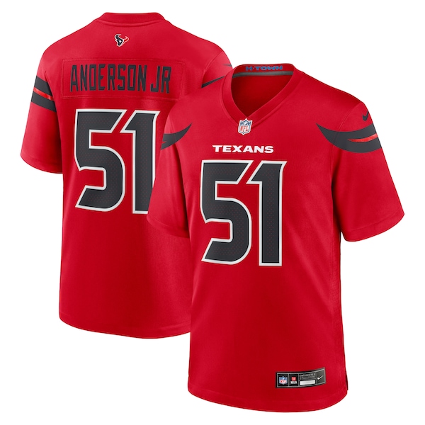 Will Anderson Jr. Houston Texans Nike Alternate Game Jersey - Red/Navy/White