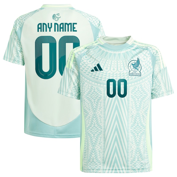 Mexico National Team adidas Youth 2024 Away Replica Custom Jersey - Green