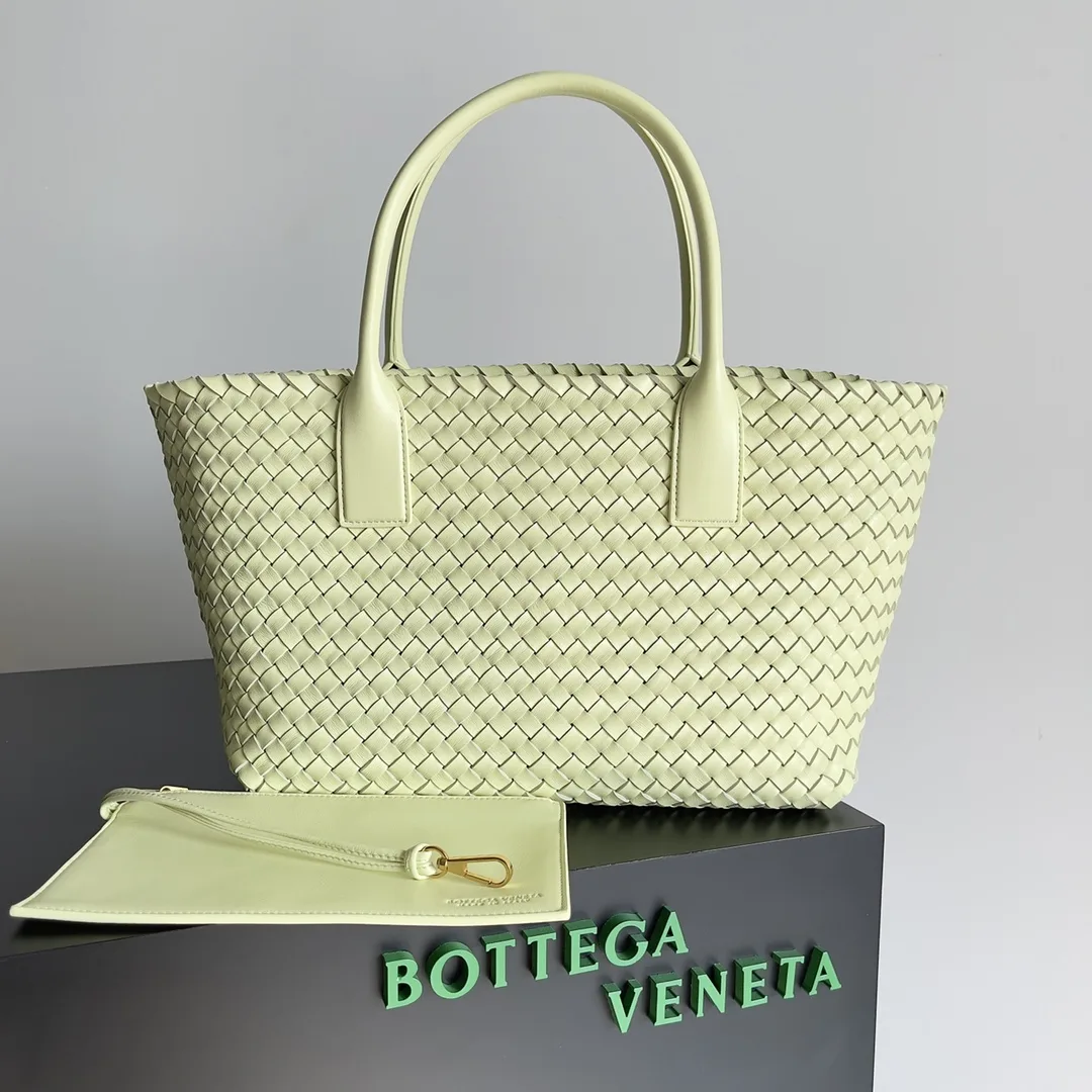 Bottega Veneta Intrecciato Woven Leather Cabat Tote Bag product photo from LabelPicks