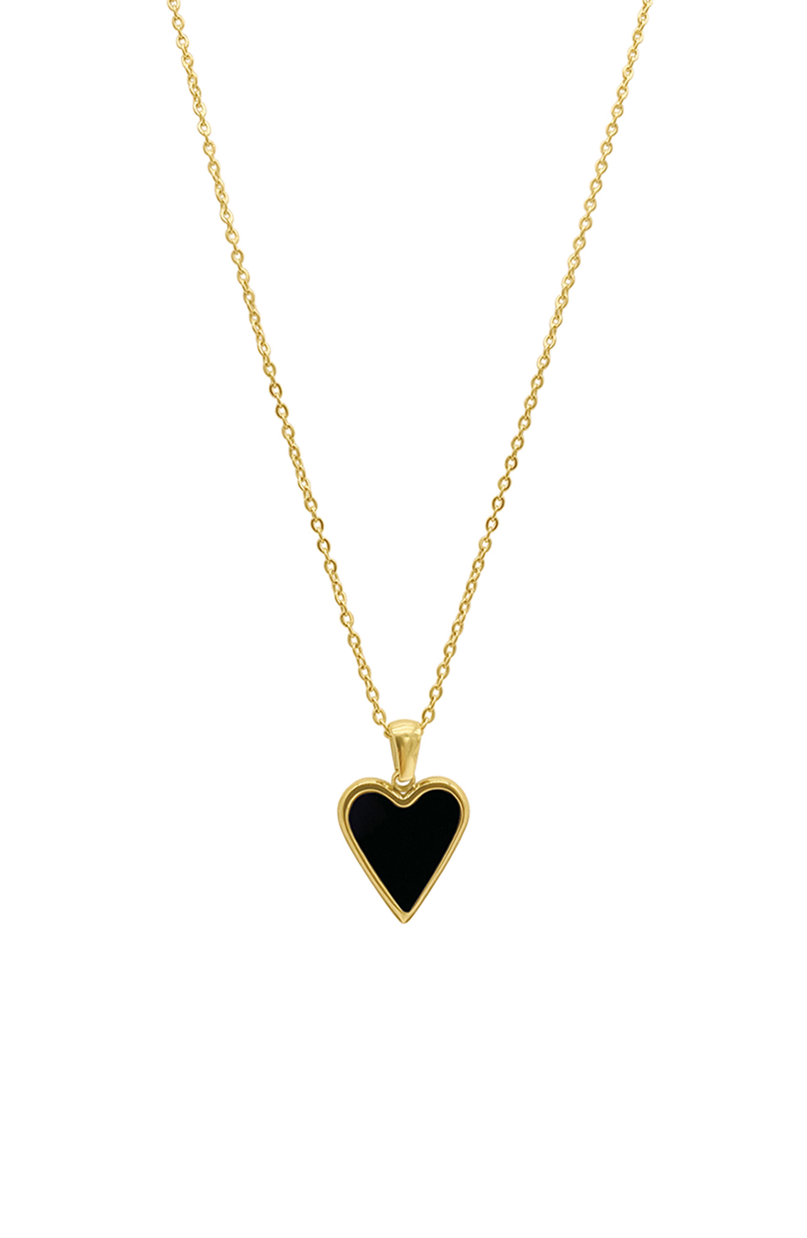 Adornia Water Resistant Enamel Heart Necklace