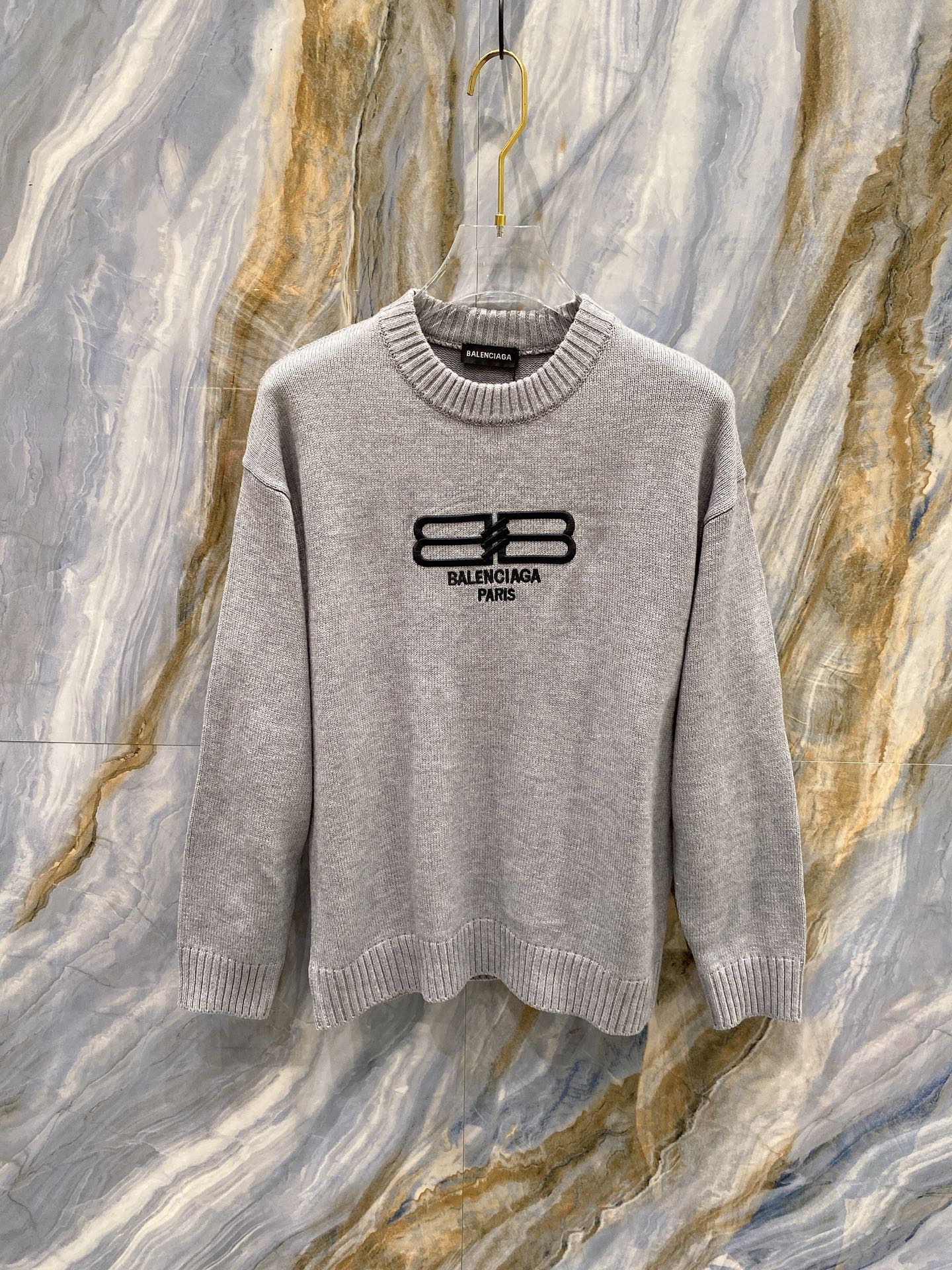 0902 Gradient Letter Print sweater