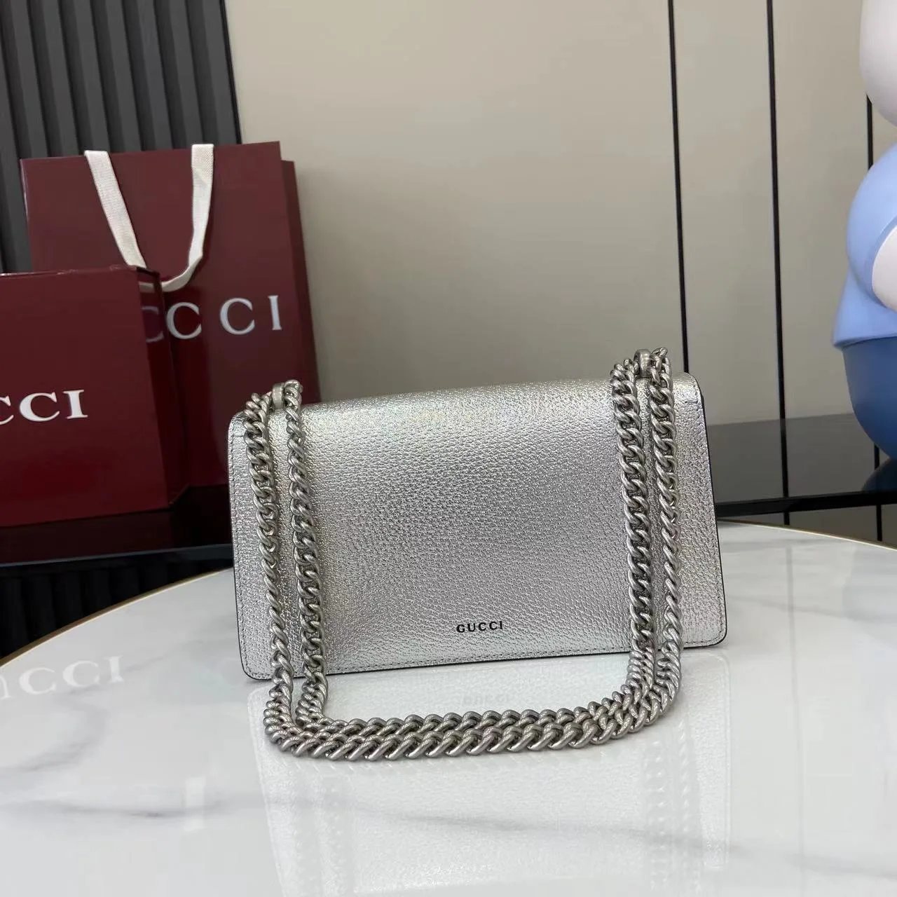 Gucci Silver Dionysus Shoulder Bag product photo from LabelPicks