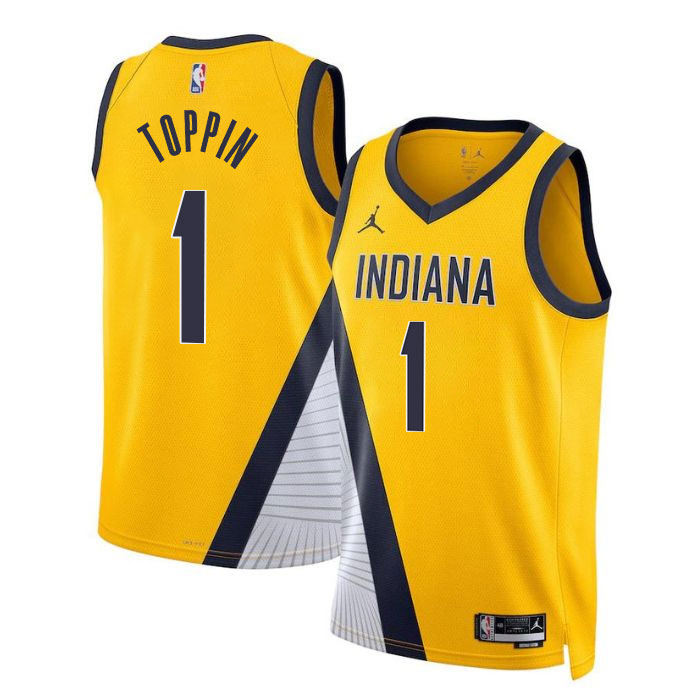Obi Toppin Indiana Pacers Nike Unisex Swingman Jersey - Icon Edition - Yellow