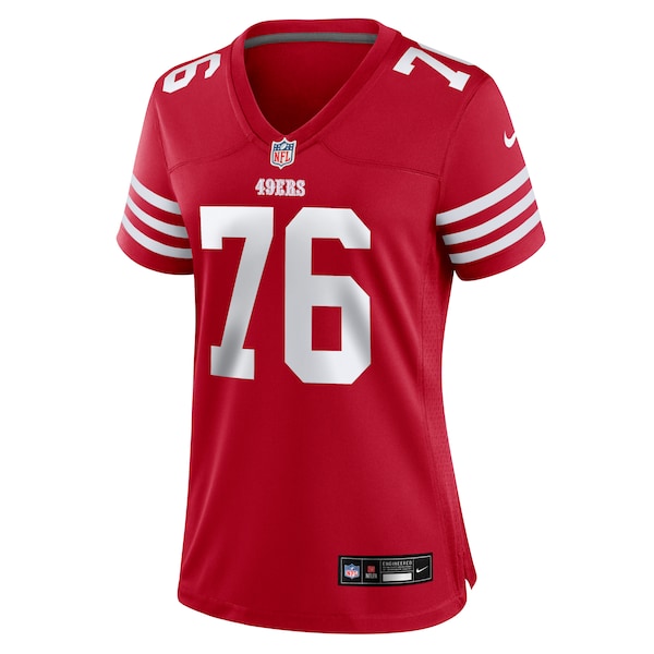 Jaylon Moore San Francisco 49ers Nike Women's  Game Jersey -  Scarlet