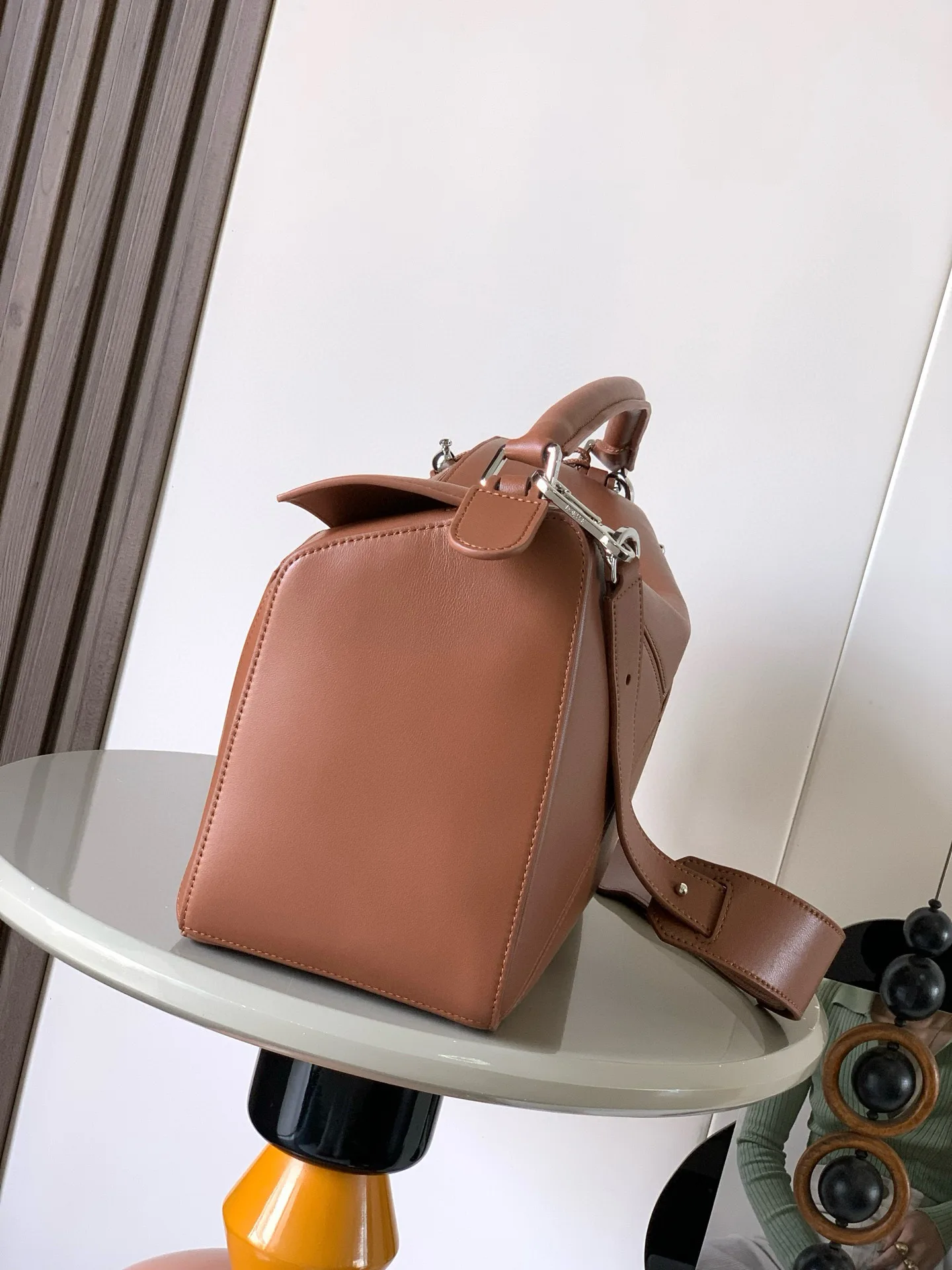 Loewe Puzzle Brown Lambskin Crossbody Bag product photo from LabelPicks