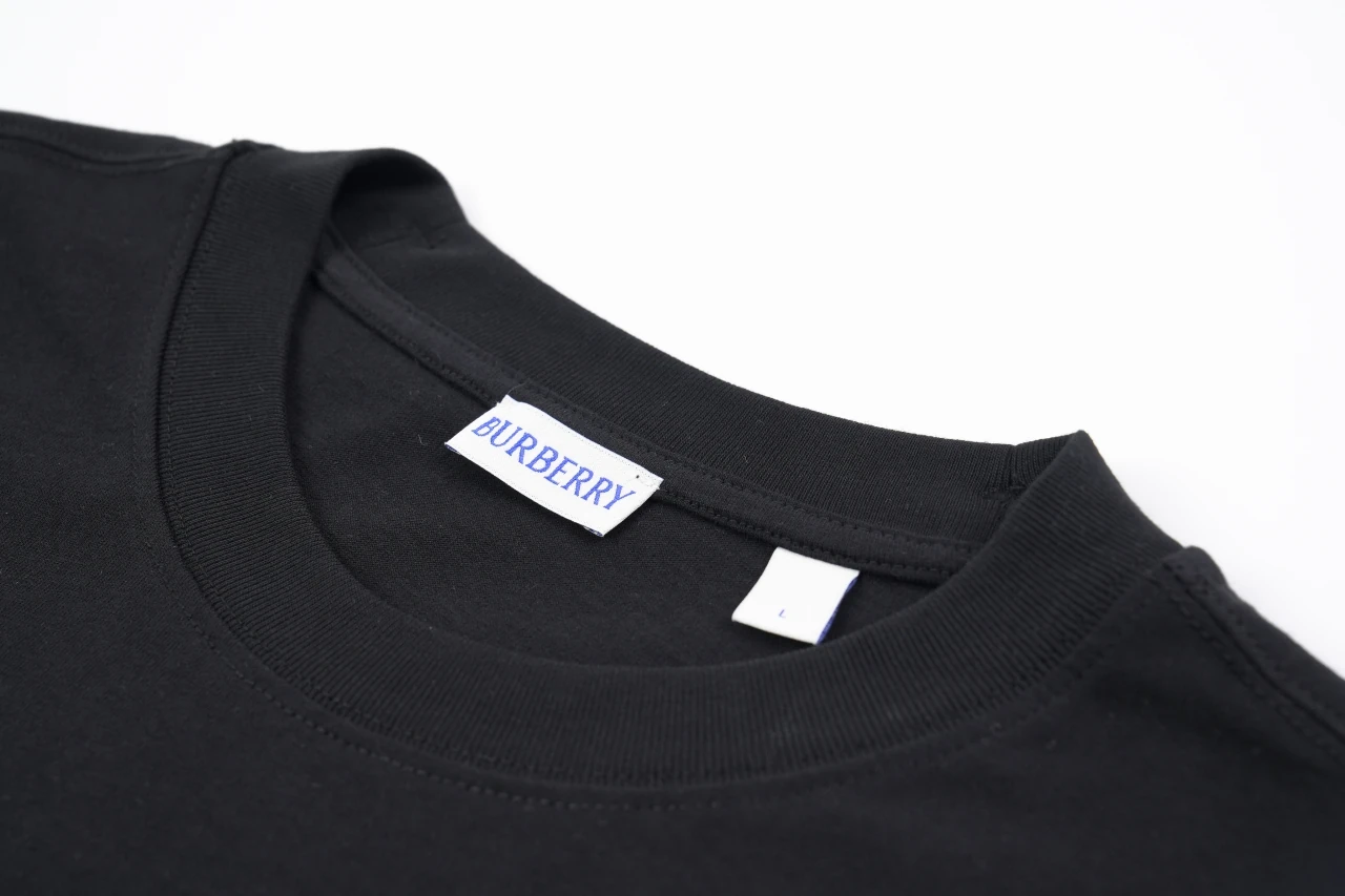 Burberry Black Equestrian Knight Embroidered Crewneck T-Shirt product photo from LabelPicks