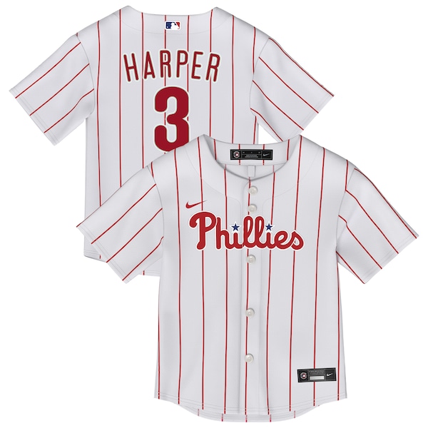 Bryce Harper Philadelphia Phillies Nike Toddler Replica 2.0 Player Jersey - White