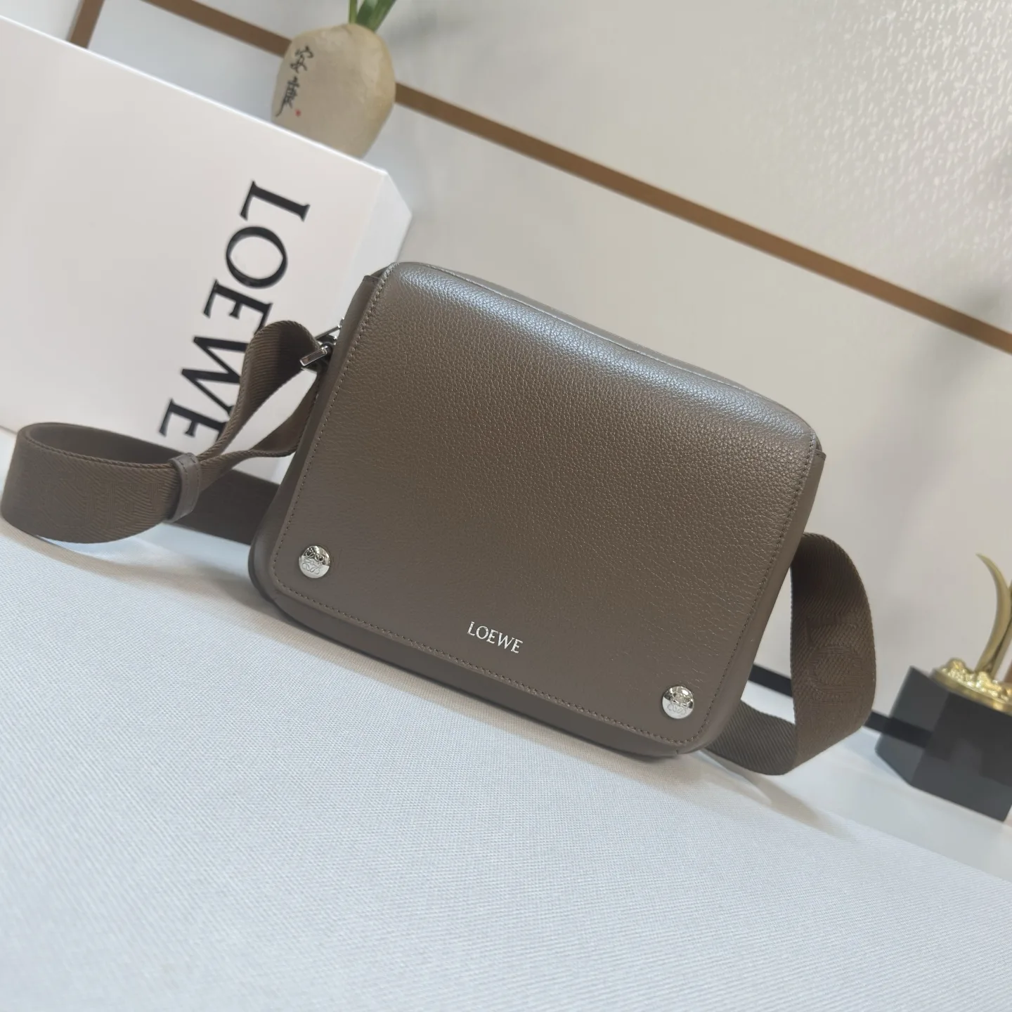 Loewe Grained Leather Crossbody Bag product photo from LabelPicks