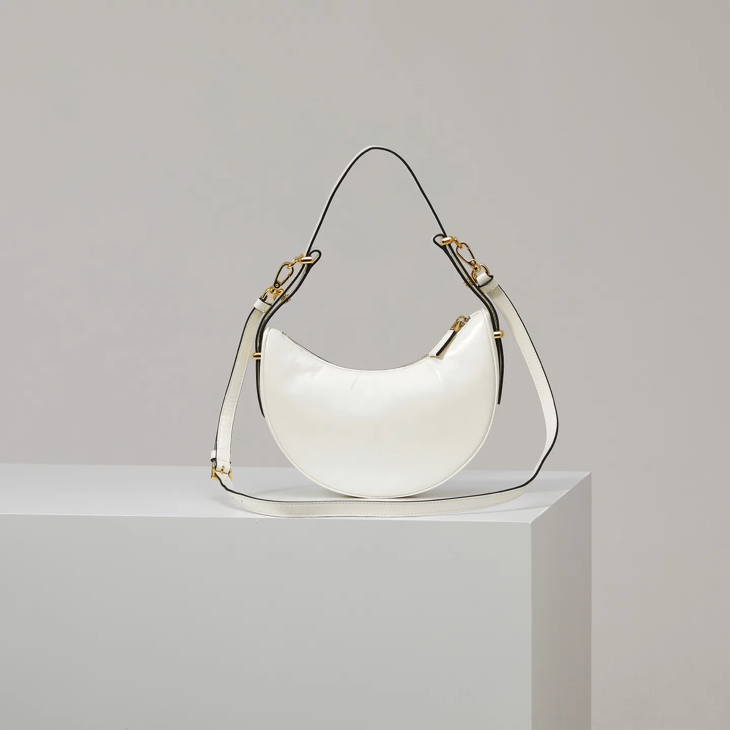 Prada White Calfskin Hobo Bag product photo from LabelPicks