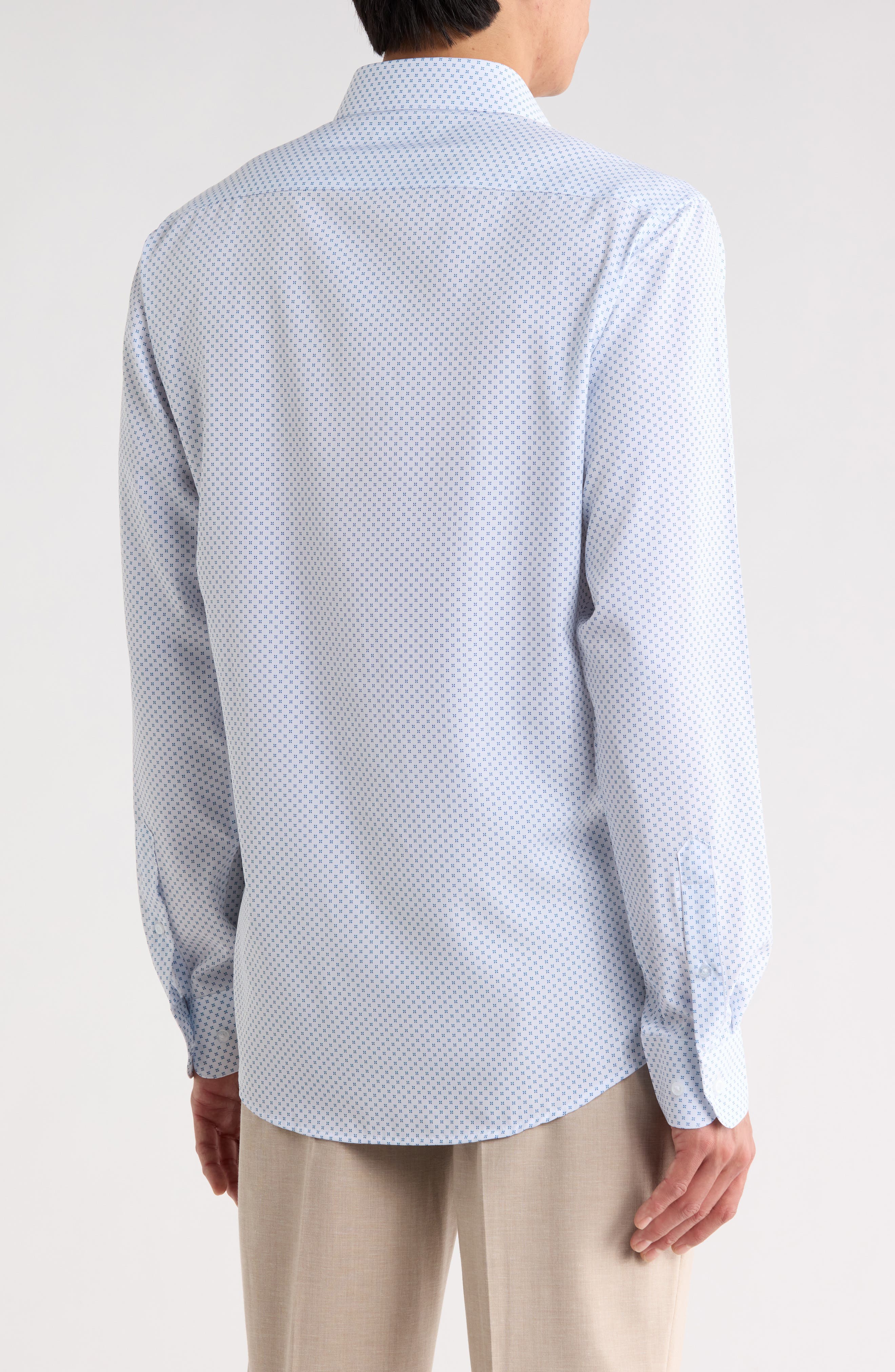 Nautica Geo Print Dress Shirt