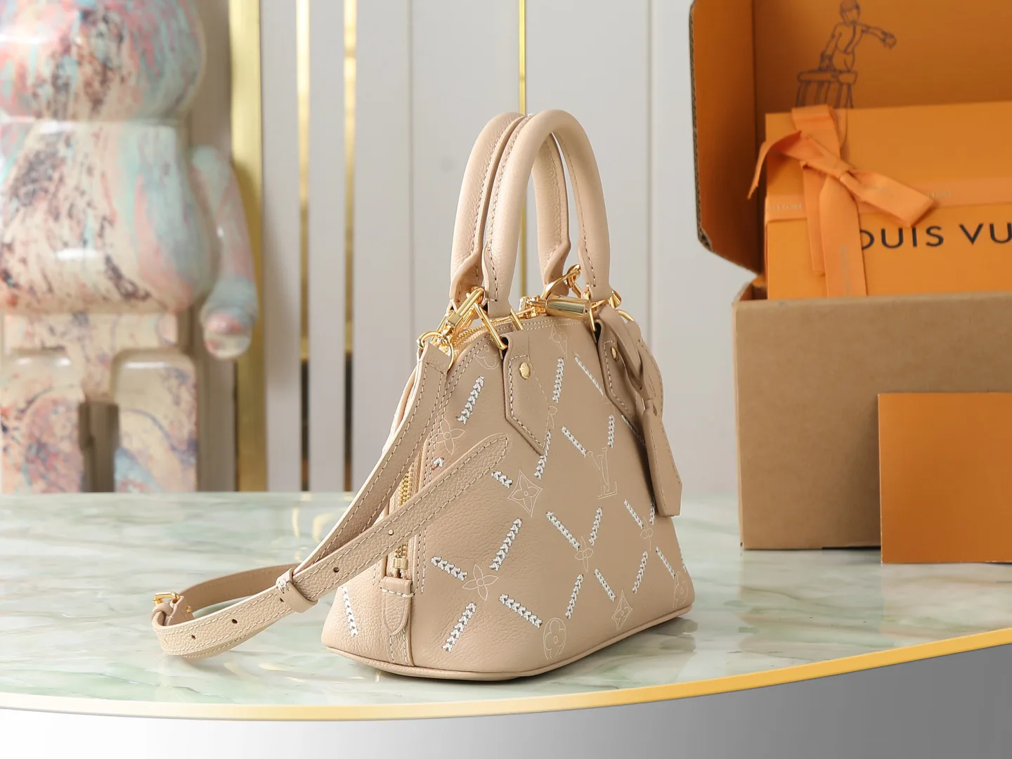 Louis Vuitton Brown Alma Quilted Leather Top Handle Bag product photo from LabelPicks