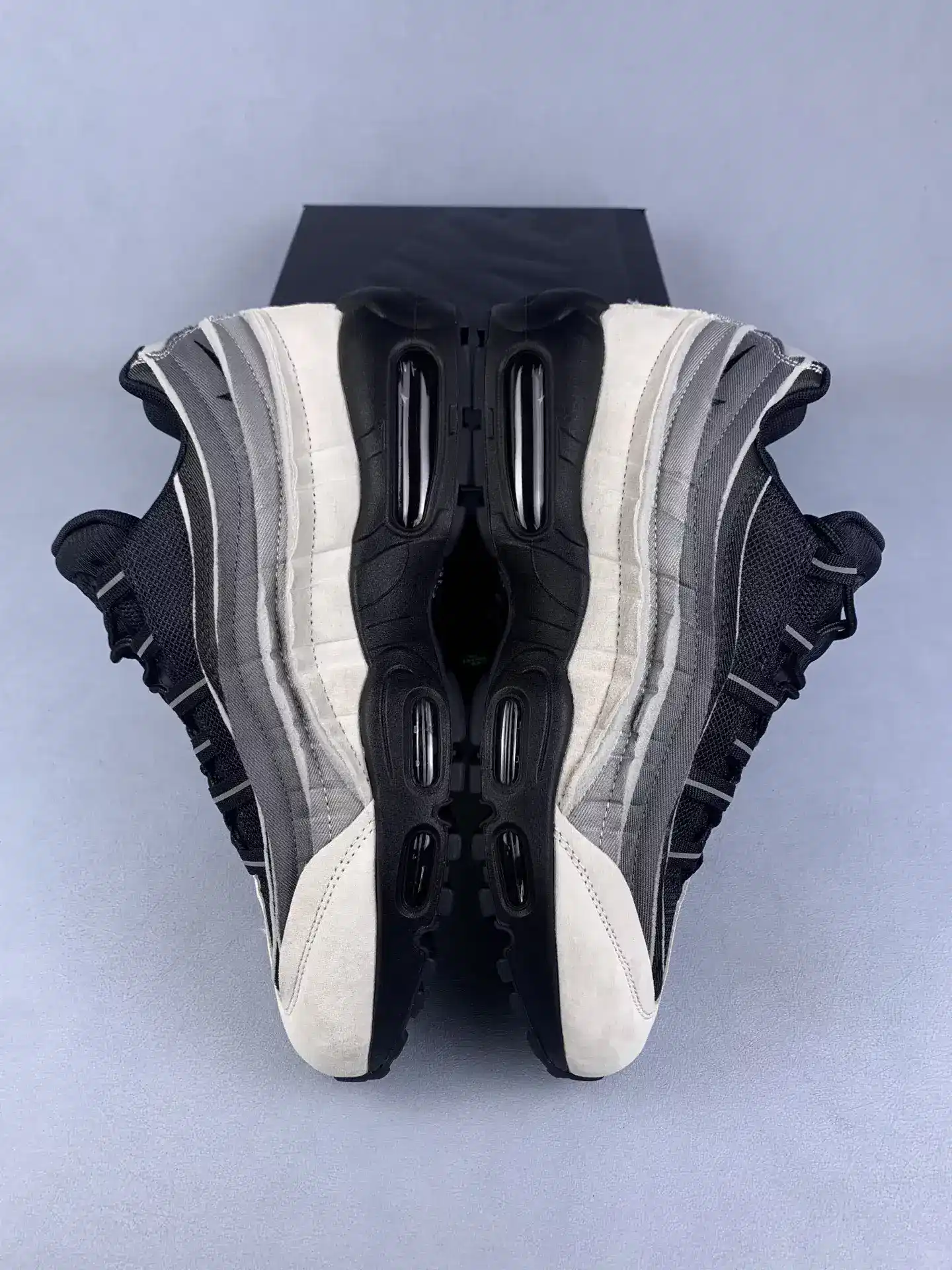Comme des Garçons x Nike Air Max 95 “Grey” - White/Dark Charcoal/Light Graphite/Black product photo from LabelPicks