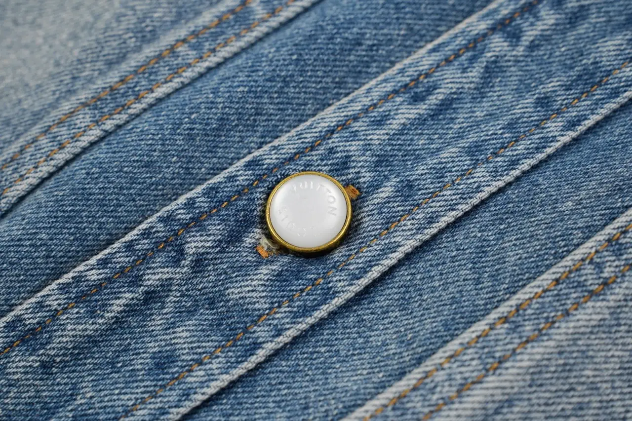 Louis Vuitton Sun Faded Washed Denim Jacket product photo from LabelPicks