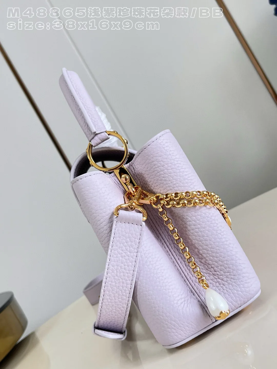 Louis Vuitton Capucines Calfskin Crossbody Bag product photo from LabelPicks