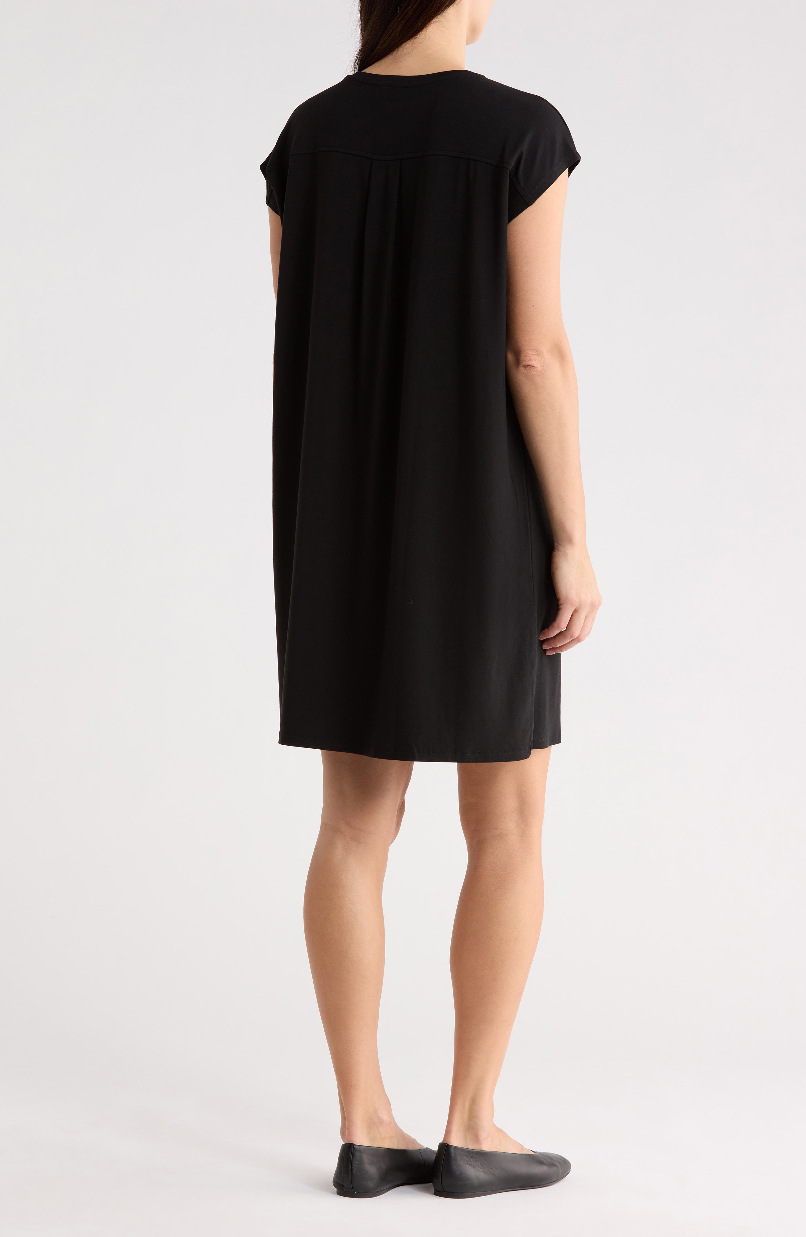 Eileen Fisher Crewneck Boxy Dress