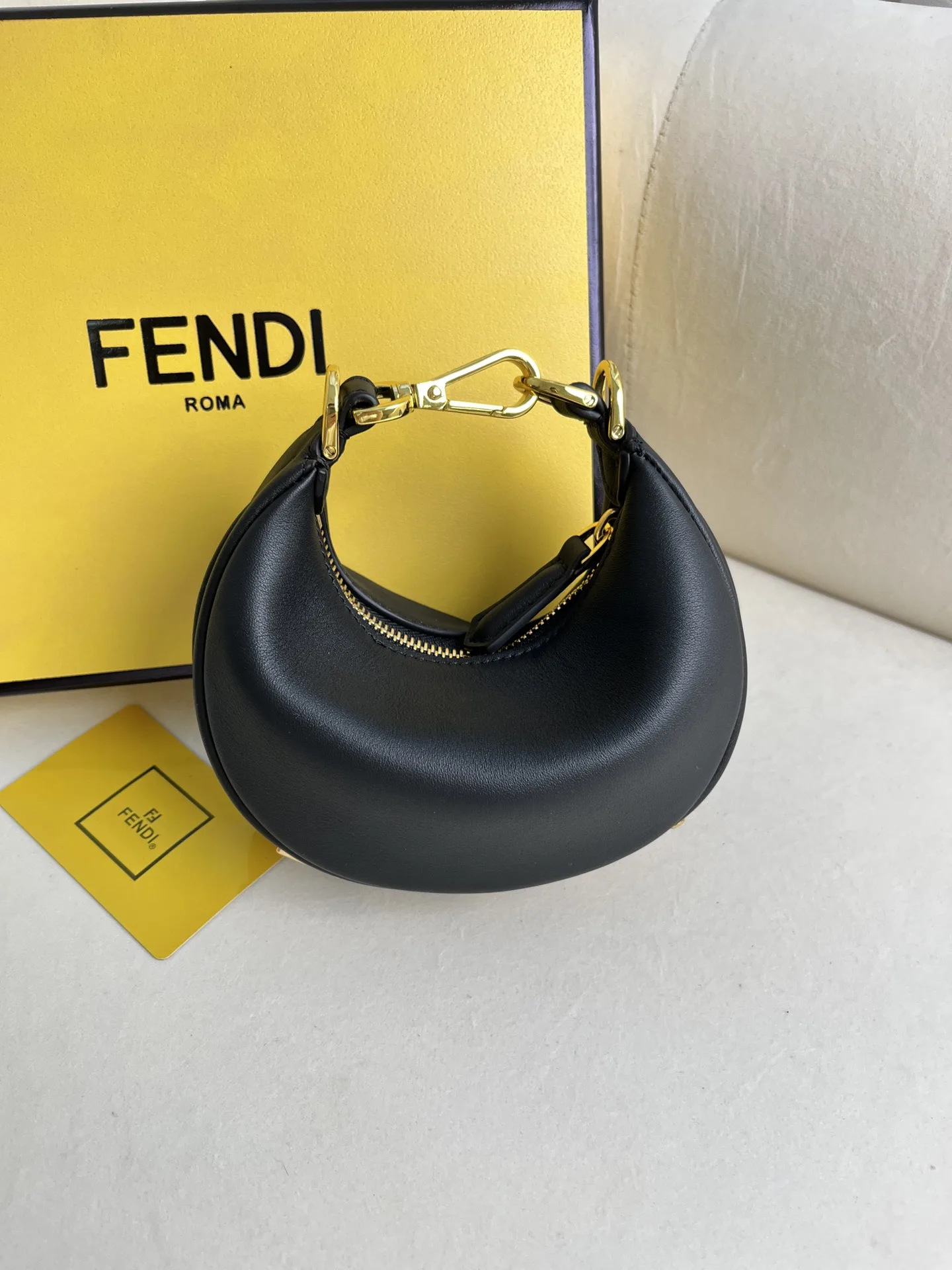 Fendi Black Hobo Bag product photo from LabelPicks