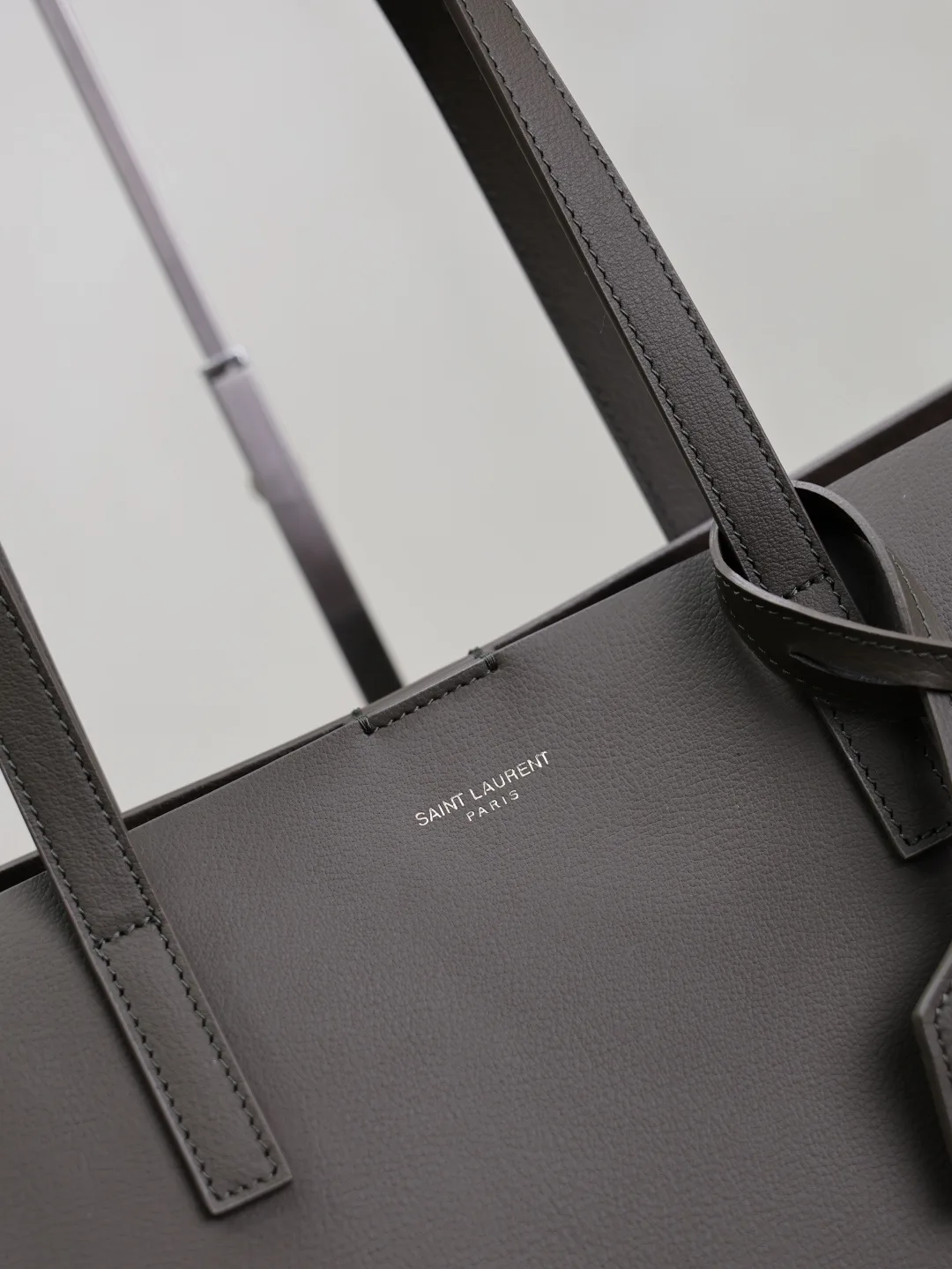Saint Laurent Green Calfskin Tote Bag product photo from LabelPicks