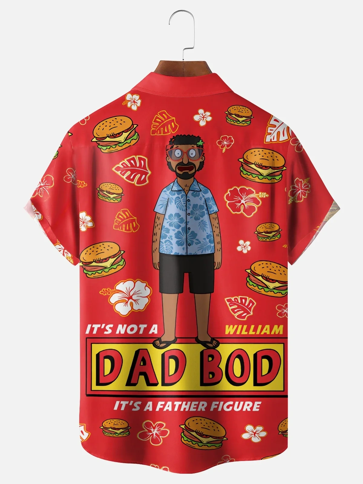 Men's printed shirts Funny Pattern  Holiday Hawaiian Shirt