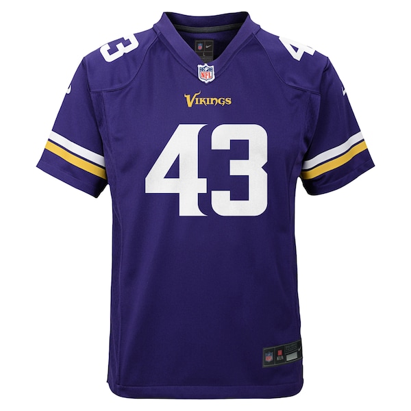 Andrew Van Ginkel Minnesota Vikings Nike Youth Youth - Purple