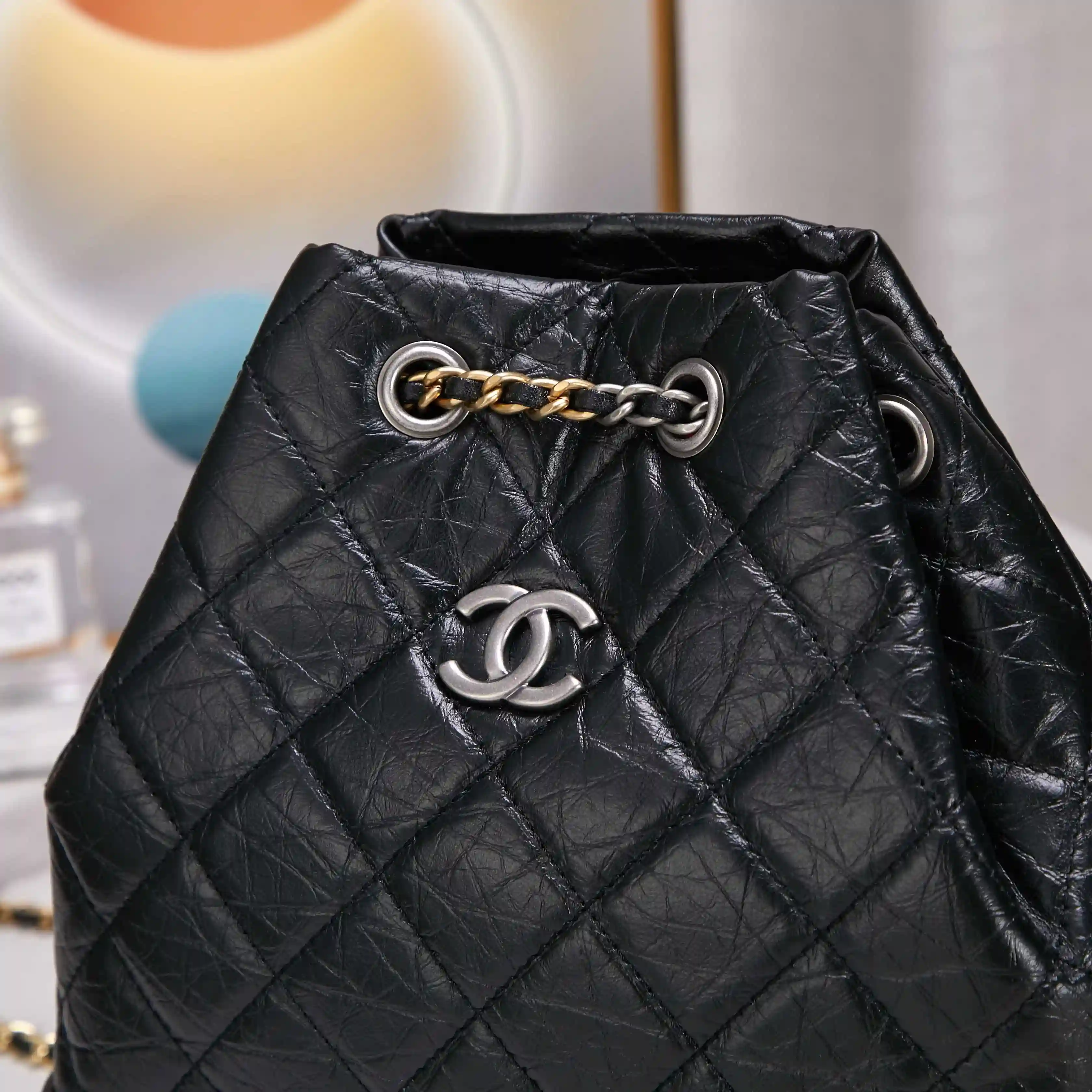 Chanel Black Gabrielle Calfskin Backpack product photo from LabelPicks