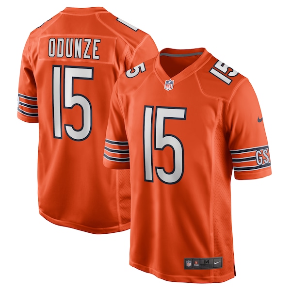 Rome Odunze Chicago Bears Nike Alternate Game Jersey -  Orange/White
