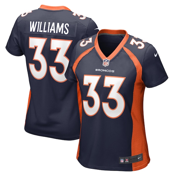 Javonte Williams Denver Broncos Nike Women's Home Game Player Jersey - Navy/Orange