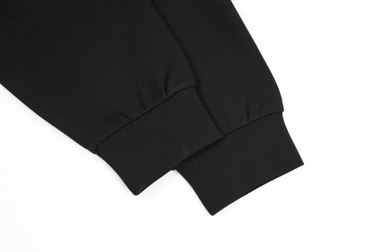 Prada Black Crewneck Sweatshirt with Utility Sleeve Pocket product photo from LabelPicks