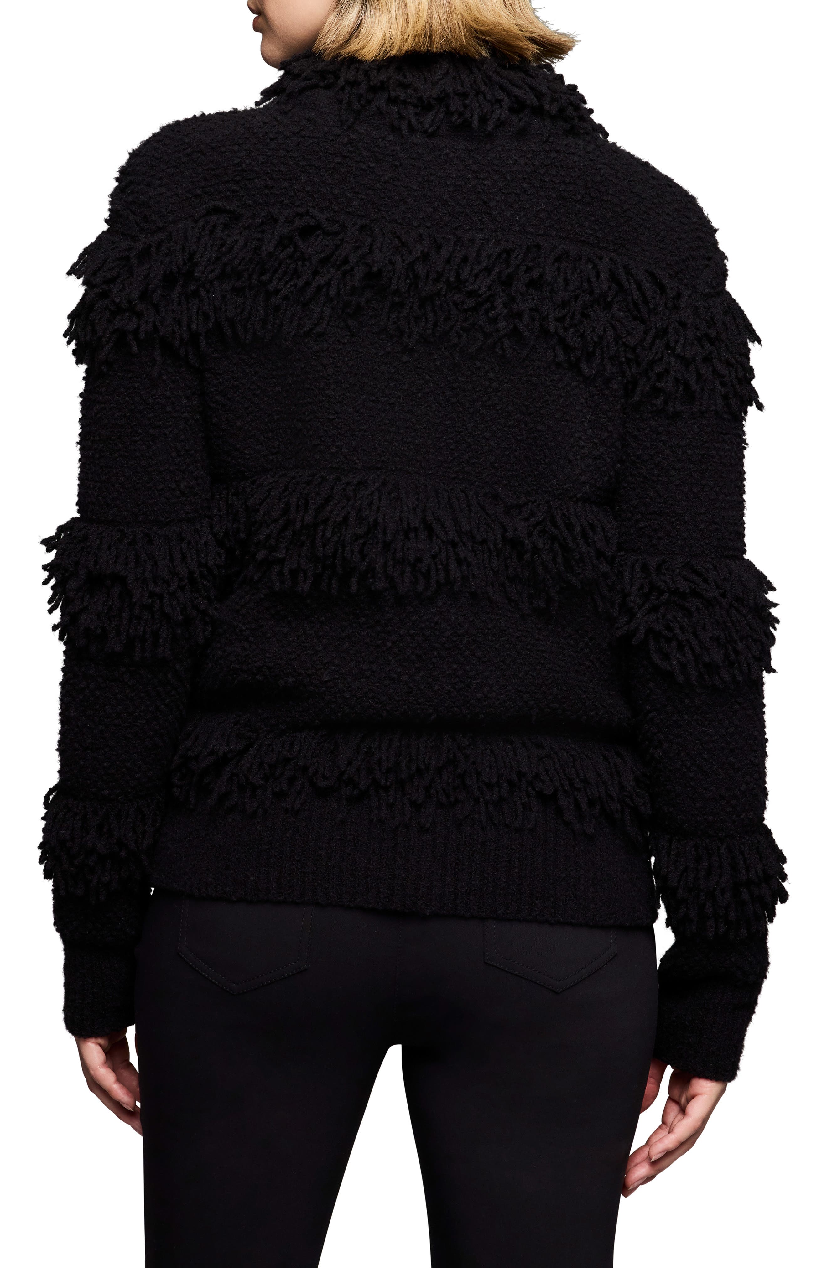 NIC+ZOE Fringe Knit Jacket