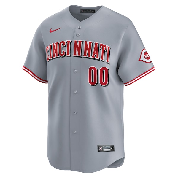 Cincinnati Reds Nike Away Limited Custom Jersey - Gray