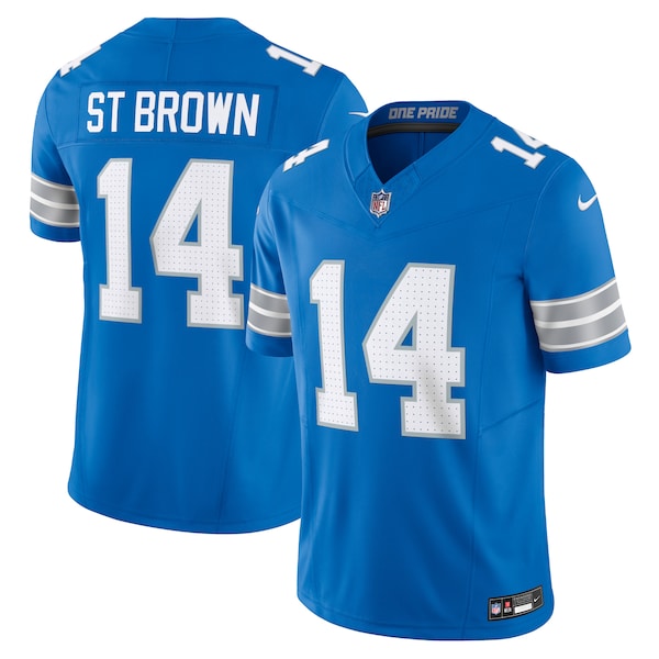 Amon-Ra St. Brown Detroit Lions Nike Vapor F.U.S.E. Limited Jersey - Blue/White